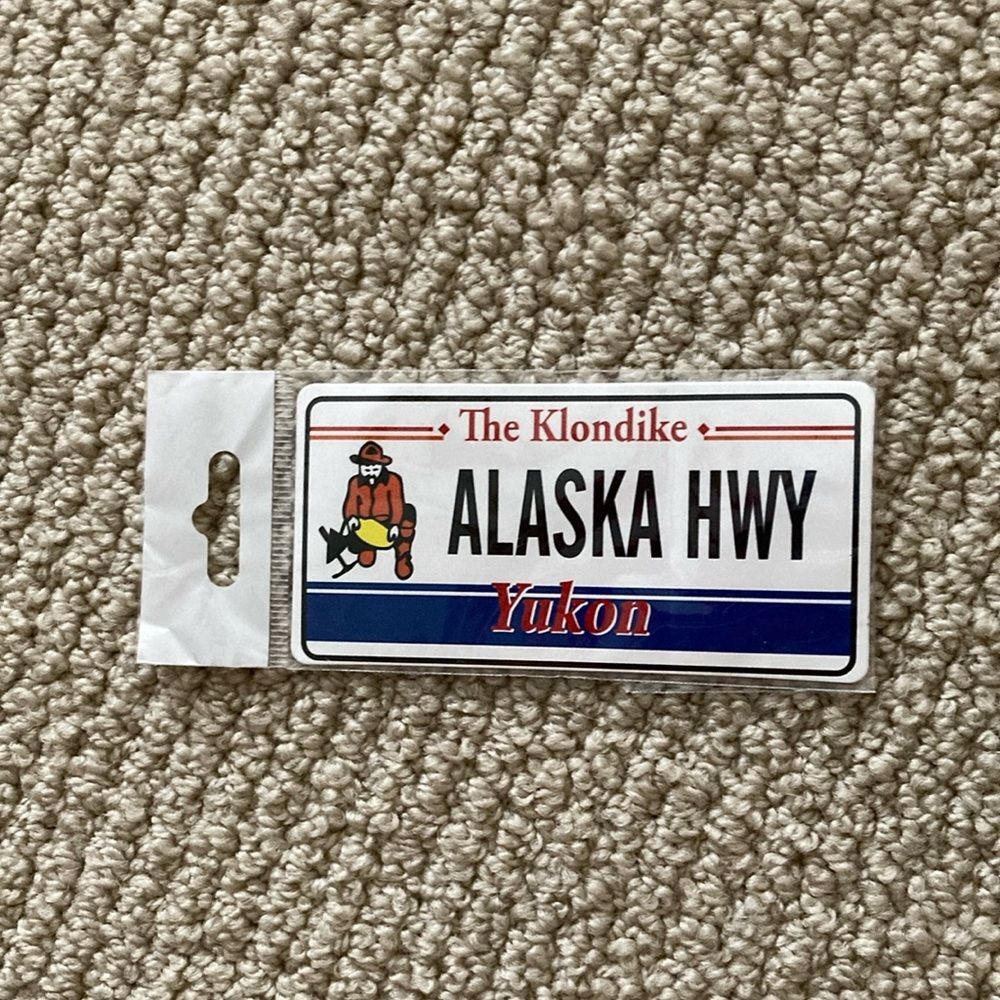 Yukon Territory Canada Beaver Creek The Klondike Sticker Wilderness Souvenir